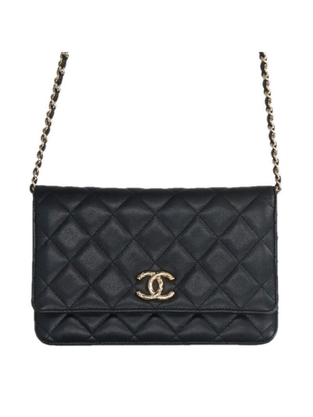 Chanel Quilted Chain Wallet Shoulder Bag